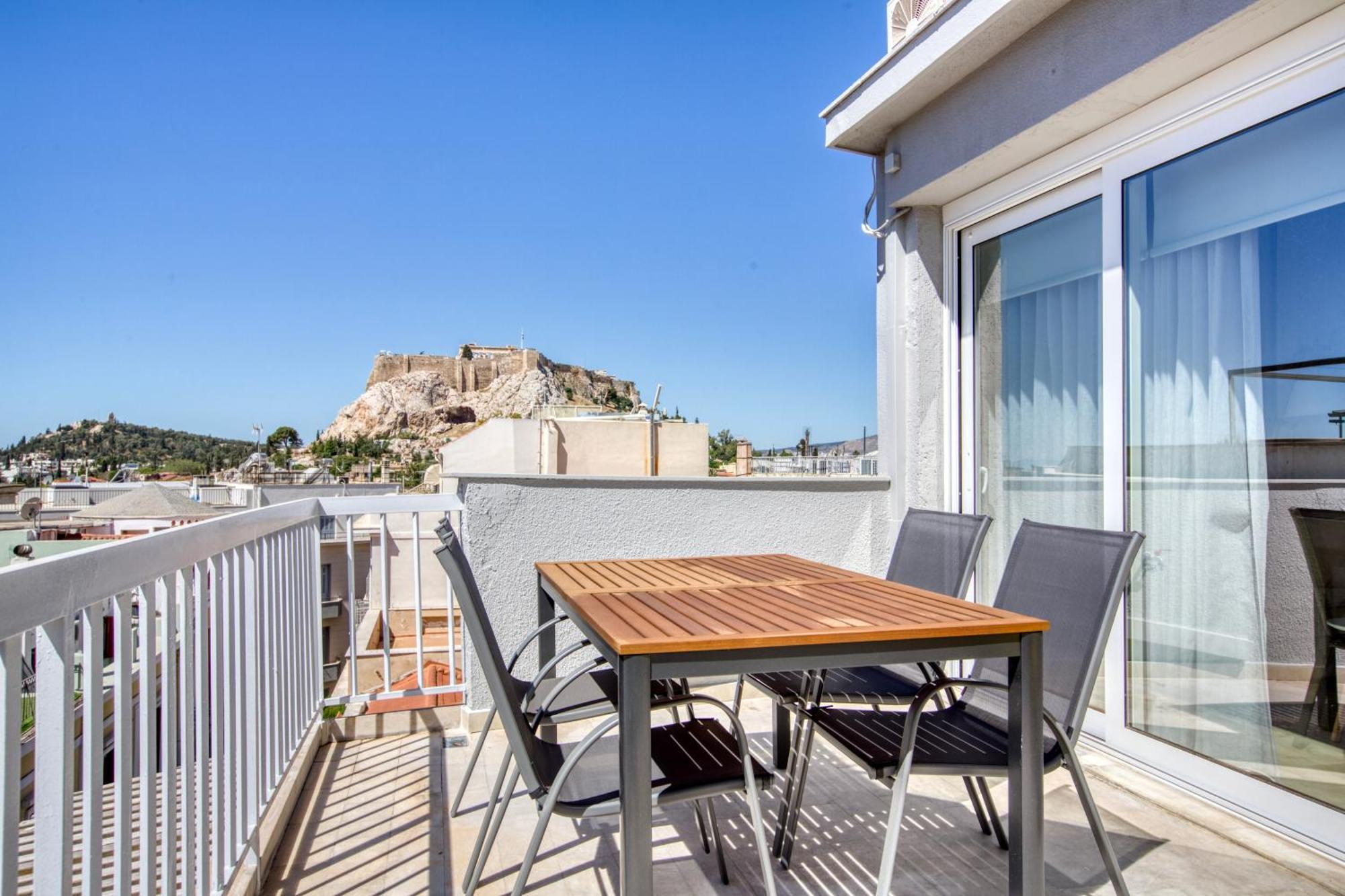 Avgi - Premium Acropolis View - Family Bedroom Atenas Exterior foto